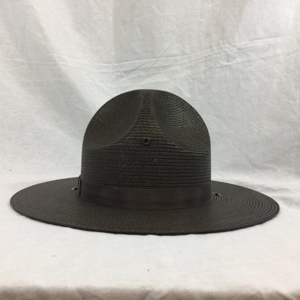 Stratton Hat Straw Brown 7 3/8  Trooper Police - Picture 14 of 14